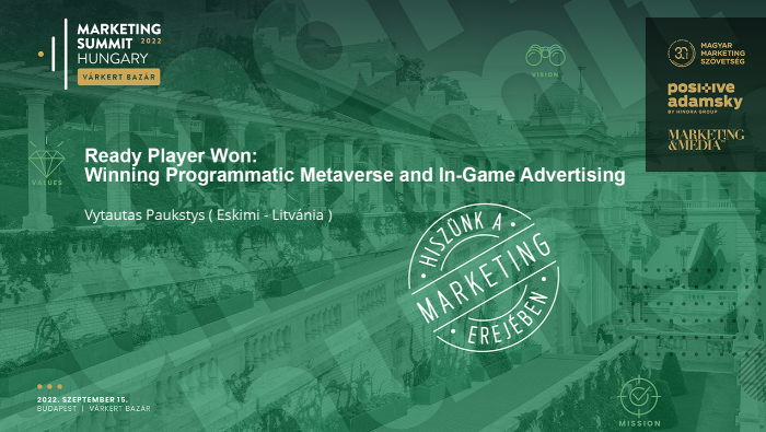 Ready Player Won: Winning Programmatic Metaverse and In-Game Advertising
